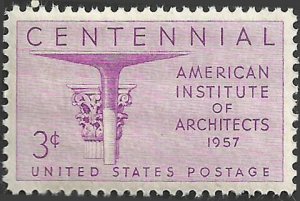 # 1089 MINT NEVER HINGED ( MNH ) ARCHITECTS     XF+