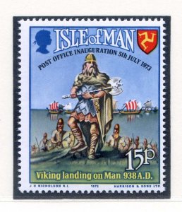 1973 Isle of Man SG34 Viking Landing Unmounted Mint