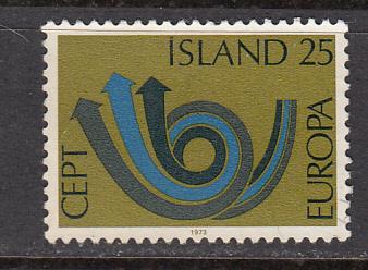 Iceland SC# 448  1973 25K Europa used