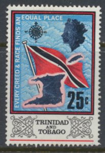 Trinidad & Tobago  SG 348 Used  Flag and Island     SC# 153 - see scan