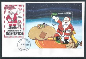Dominica #715 (SS FDC) Disney - Christmas '81
