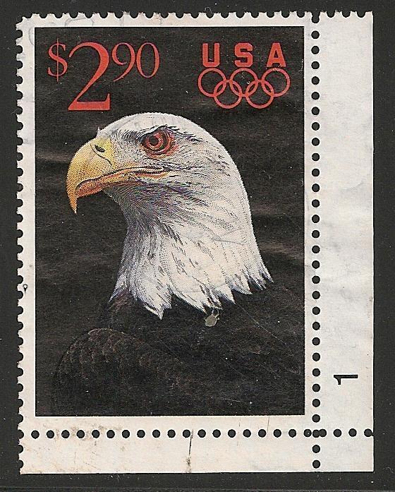 United States #2540 VF USED - 1991 $2.90 Priority Eagle 