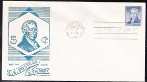 U.S. # 1038, James Monroe, C.G. Junior Cachet