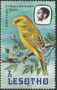 Lesotho MNH 326 Yellow Canary