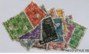 GERMANY  617-33 + 33a   MNH