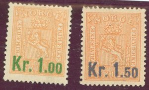 Norway #59-60  Single
