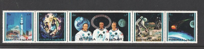 Fujeira 1971 -  Apollo 14 Set  Mi - 642 - 646 - MNH