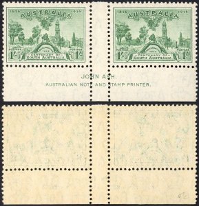 Australia SG163 1/- Centenary Ash Print U/M