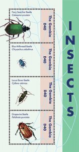 Gambia 2012 - Insects Sheet of 4  MNH