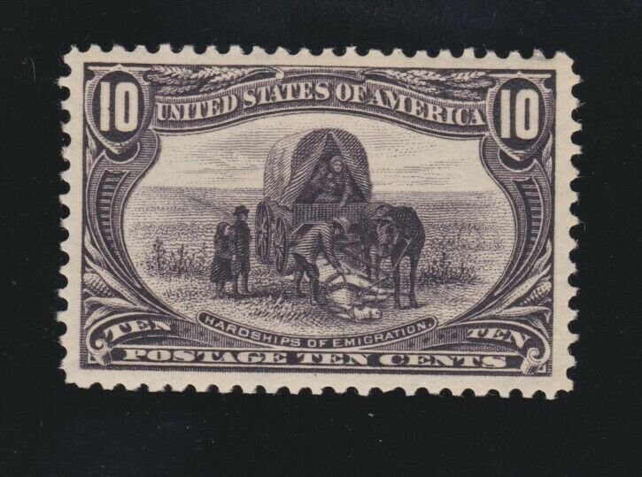 US 290 10c Trans-Mississippi w/ PF Cert XF OG LH SCV $140