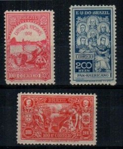 Brazil Scott 189-91 Mint hinged (Catalog Value $48.50)