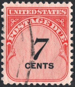 SC#J95 7¢ Postage Due Single (1959) Used