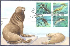 #2508-11 Sea Creatures C & C FDC