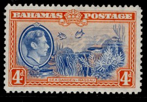 BAHAMAS GVI SG158, 4d light blue & red-orange, M MINT.