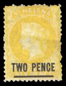 MOMEN: ST. HELENA SG #9 1868 P12.5 UNUSED NO GUM £180 LOT #66250