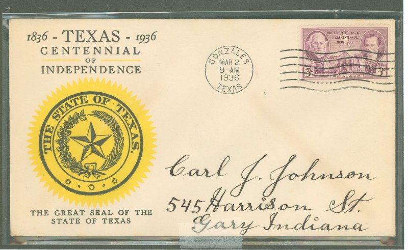 US 776 Gonzales Texas FDC