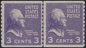 842 Mint,OG,NH... Line Pair... SCV $2.00