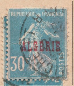 FRENCH COLONY ALGERIA 1924-25 30c Used Stamp A29P25F33134-