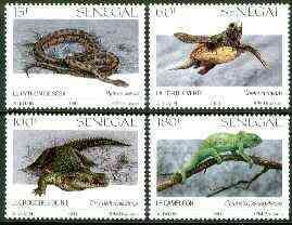 SENEGAL - 1991 - Reptiles - Perf 4v Set - Mint Never Hinged