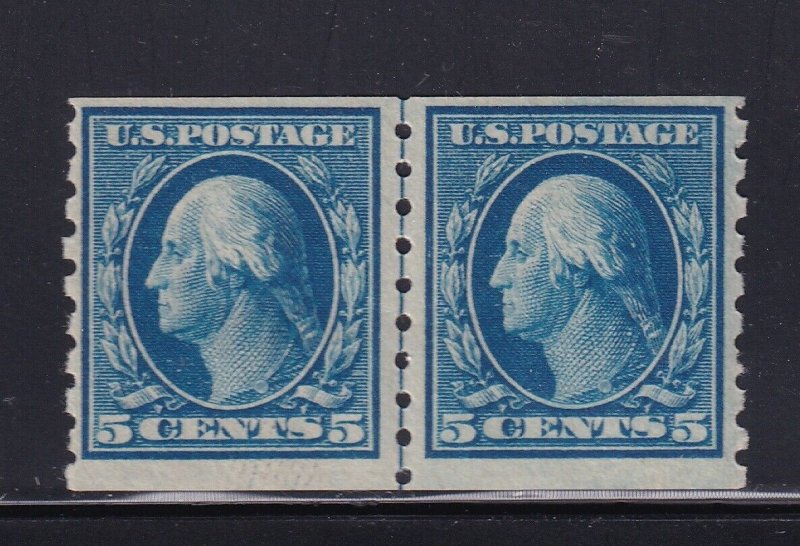 396 Line Pair F-VF OG mint never hinged with nice color cv $ 975 ! see pic !