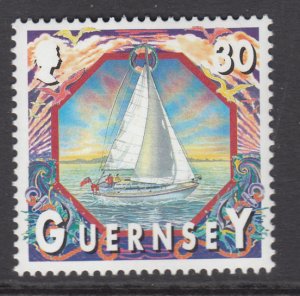 Guernsey 651 Sailboat MNH VF