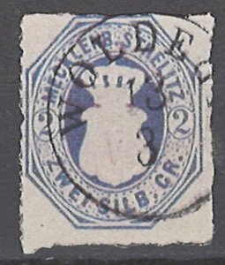 COLLECTION LOT # 2028 MECKLENBURG-STRELITZ #5 1864 CV=$800