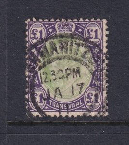 Transvaal, £1 Interprovincial Use - Used in NATAL