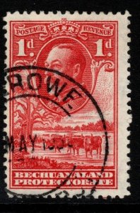 BECHUANALAND SG100 1932 1d SCARLET USED