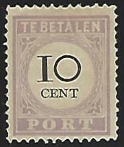 Suriname #J11 Mint No Gum Postage Due