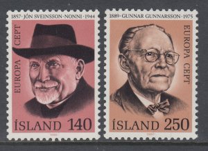 Iceland 528-529 MNH VF