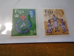 Fiji  #  206-207  MNH  Scouting