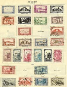 ALGERIA 21 DIFFERENT EARLY STAMPS