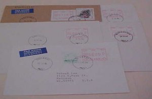 FINLAND ALAND 5 DIFF.VILLAGES 1984 1 TO ITALY,1 FDC FRAMA