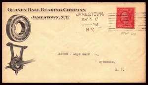 15 May 1917 Illustrated Advert Cover Gurney Ball Bearing Company Jamestown, NY