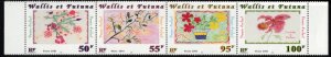 WALLIS & FUTUNA 2001 Children's Drawings of Flowers; Scott 540; MNH