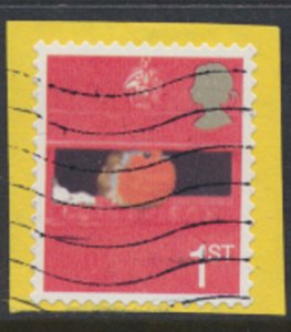 GB  Sc# 2319  Robin  Pillar Box Greetings 2005 Used   see scan