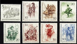 Scott #9N267-74 19th Century Berliners MNH