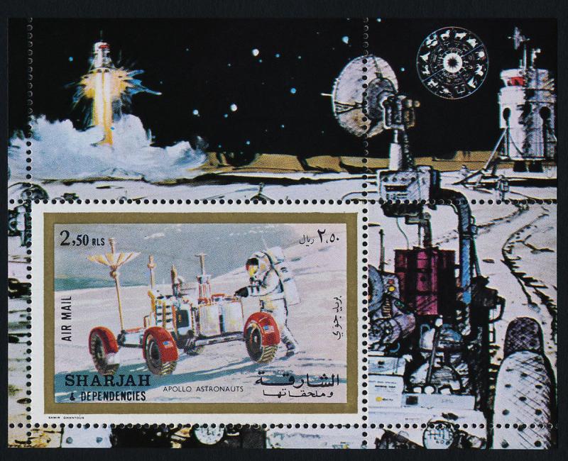 Sharjah MIBK 111A MNH - Apollo, Moon Rover, Space