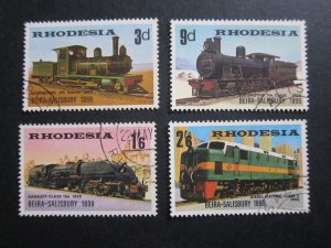 Rhodesia and Nyasaland 1969 Sc 267-70 set FU