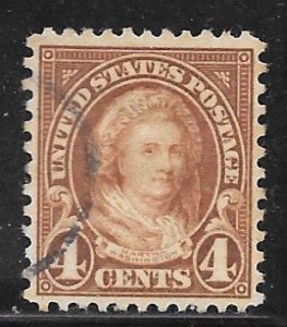 USA 636: 4c M Washington, single, used, F-VF