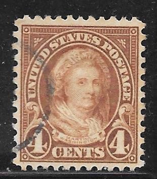 USA 636: 4c M Washington, single, used, F-VF