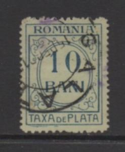 Romania  Scott#  J43   used single