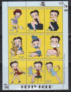 Chad 815-17 Betty Boop Mint NH