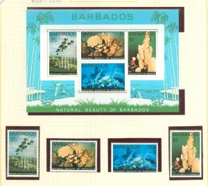 Barbados #455-58A  Single (Complete Set)