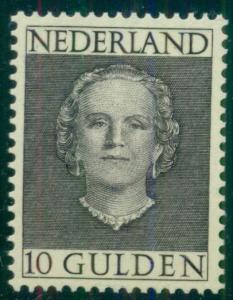 NETHERLANDS #322, 10g dark violet brown, og, NH, VF, Scott $240.00