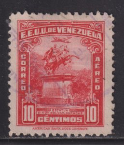 Venezuela C144 Statue of Simon Bolivar, Caracas 1942