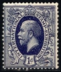 1912 Great Britain Poster Stamp King George V International Stamp Exhibition