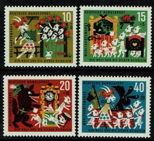 Germany B392-B395 MNH - Fairy Tales Brothers Grimm - 1963