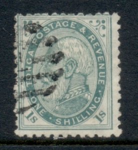 Tonga 1886-92 King George I 1/- Perf 12x11.5 FU