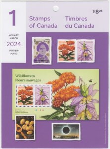 Canada - *NEW* Canada Post Jan. - March 2024 Quarterly Pack - Sealed